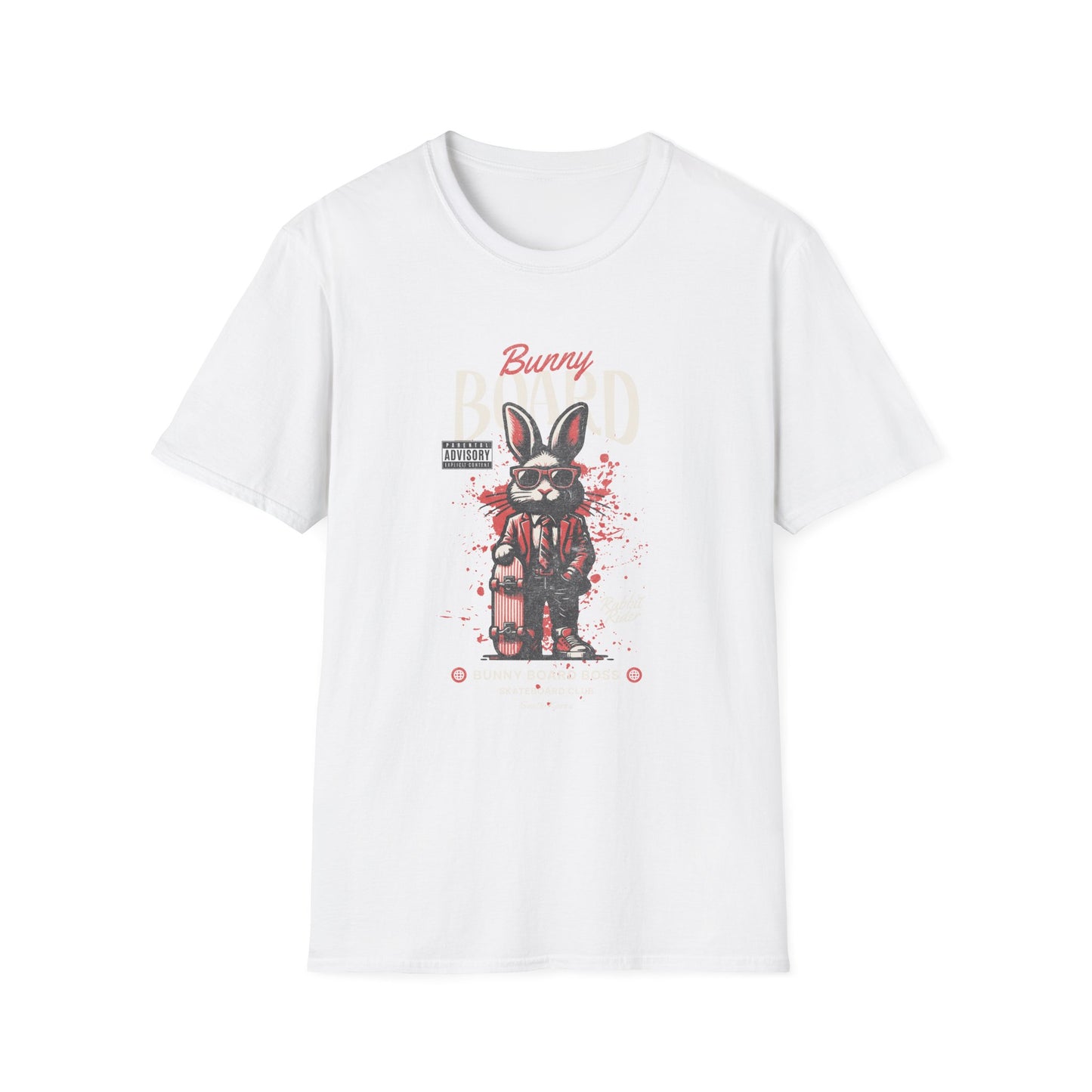 Bunny Blood Graphic Tee for Animal Lovers, Streetwear, Casual Wear, Gifts for Birthdays, Unique Fashion Statement